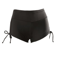 Load image into Gallery viewer, Quick Dry Black Swim Shorts