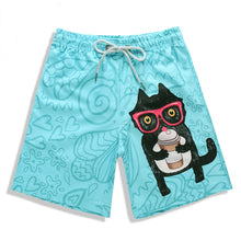 Load image into Gallery viewer, Cute Cat Board Shorts